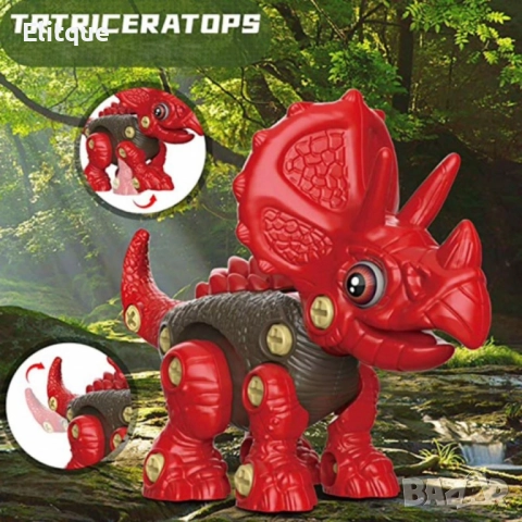 Динозавър за сглобяване с винтоверт – Игра и обучение в едно, снимка 8 - Други - 52745146