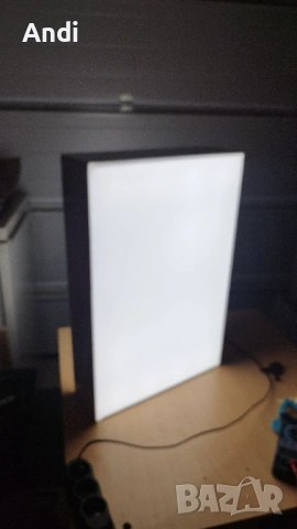 Двустранна светеща табела - с лед осветление 40/60/12см, снимка 11 - Рекламни табели - 53660151