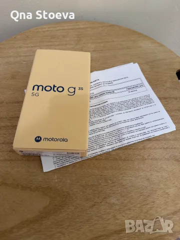 ЧИСТО НОВ с 3 г. гаранция Motorola Moto g35 Power, 12GB RAM, 256GB, 5G, Green