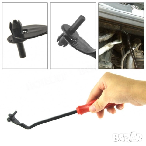 ЩАНГА Вилица за Щипки на Кори Тапицерии ЛОСТ Скоба автомобил Панели Тапицерия кола Инструмент USA, снимка 2 - Аксесоари и консумативи - 51898622