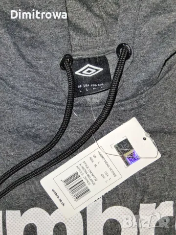 р-р L;XL  суичър с качулка Umbro, снимка 4 - Суичъри - 49439475