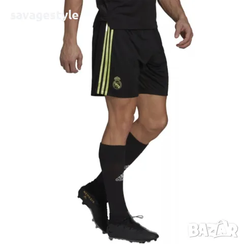 Мъжки къси панталони ADIDAS x Real Madrid 22/23 Football Shorts Black, снимка 1 - Други - 48637252