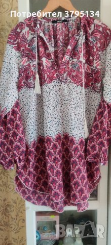 Дамски блузи големи размери , снимка 4 - Туники - 42685709