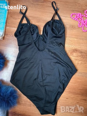 Черен цял дамски бански размер S/М, снимка 3 - Бански костюми - 41203527