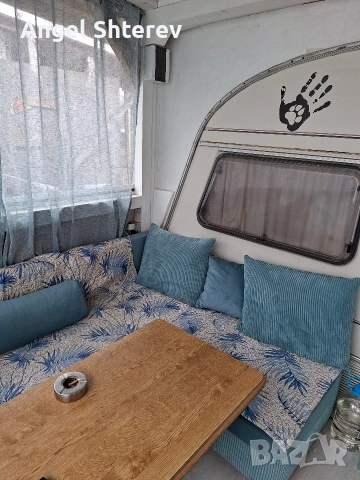 Продавам каравана с изграден навес , снимка 11 - Каравани и кемпери - 53581954