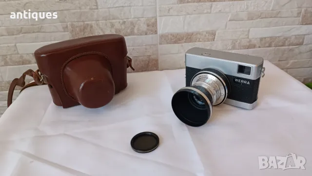 Стар механичен фотоапарат - WERRA 1 - 1955г. - Made in GDR , снимка 4 - Антикварни и старинни предмети - 47711757