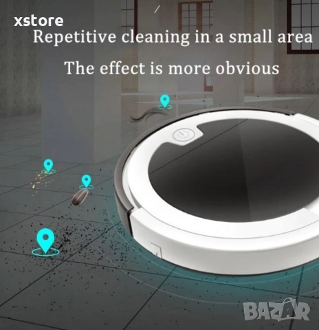 Прахосмукачка робот за сухо и мокро почистване с дистанционно управление - ROBOT7, снимка 11 - Прахосмукачки - 52795887