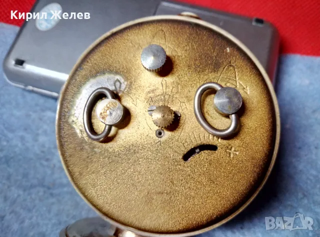 SLAVA 11 JEWELS MADE in USSR Стар КОЛЕКЦИОНЕРСКИ РУСКИ МЕХАНИЧЕН БУДИЛНИК СЛАВА 47764, снимка 13 - Антикварни и старинни предмети - 47656645