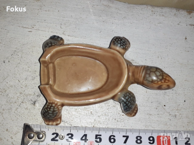 Костенурка от стар английски порцелан, снимка 7 - Антикварни и старинни предмети - 53456973