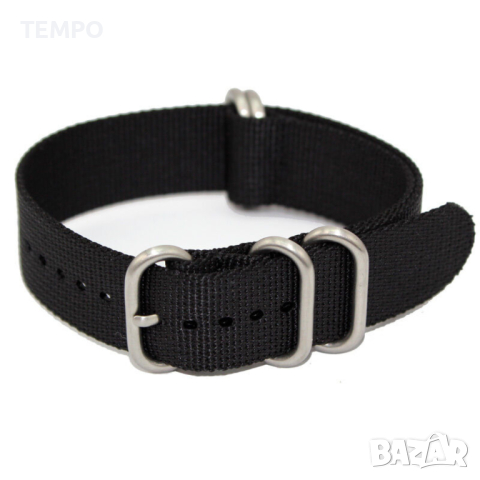 КАИШКА ZULU ЧЕРНА- 20мм + ПОДАРЪК