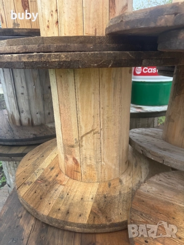 Дървена макара, различни размери, снимка 4 - Маси - 37871361