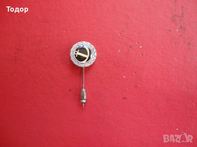 Сребърен моряшки знак значка сребро 925 емайл 2, снимка 6 - Колекции - 41654501