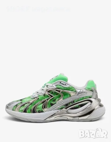 Мъжки маратонки PUMA x RIPNDIP Inverse Silver / Green, снимка 3 - Маратонки - 55728313