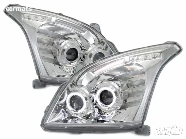 Кристални фарове ANGEL EYES за Toyota Land Cruiser J120 (2003-2009) - хром