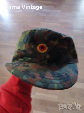 Военна камуфлажна шапка Bundeswehr Germany 1994 размер 63, снимка 2 - Антикварни и старинни предмети - 53062996