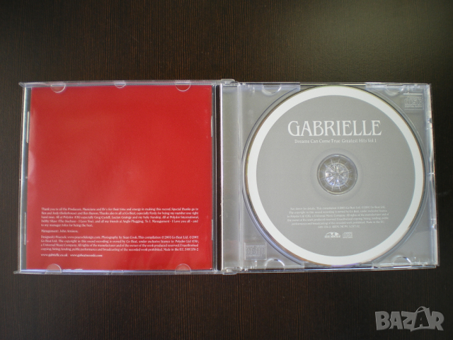 Gabrielle – Dreams Can Come True - Greatest Hits Vol 1 2001, снимка 2 - CD дискове - 44600479