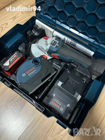 BOSCH GWS 18V-10 SC Made in Germany, снимка 3 - Ъглошлайфи - 52677021