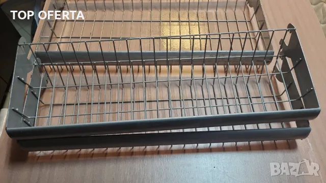 Стелажни кошници за вграждане обли и прави с ценова лента см, снимка 3 - Стелажи и щандове - 47881640