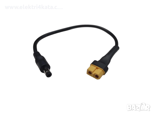 Адаптерен кабел XT60-F към DC 5.5 x 2.1 мм (мъжки конектор)