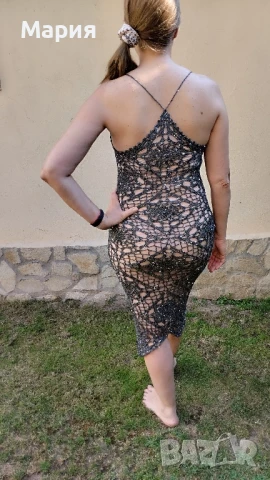 ръчно плетена рокля, снимка 4 - Рокли - 51132520