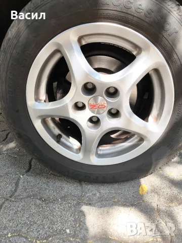 Оригинални лети джанти OZ Racing 15" 5x112 за Mercedes (W124) с гуми 205/60 R15, снимка 10 - Гуми и джанти - 55841861