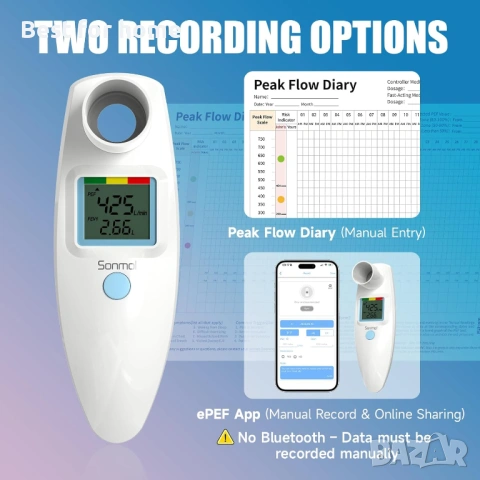 Преносим CE сертифициран дигитален пиков дебитметър с медицинско ниво, снимка 5 - Други - 53814797