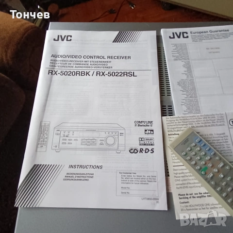 Ресивер JVC rx-5022r с книжки и дистанционно , снимка 16 - Ресийвъри, усилватели, смесителни пултове - 53161969