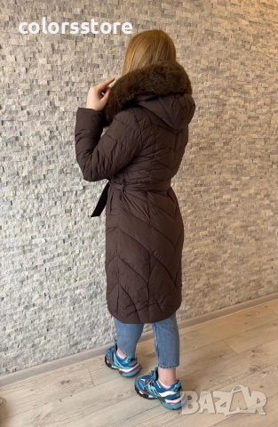 Дамско зимно яке с качулка кодVL82F, снимка 2 - Якета - 44817136