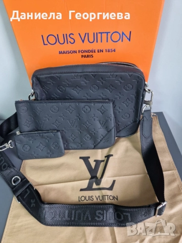 Мъжка чанта Louise Vuitton , снимка 3 - Чанти - 52009004