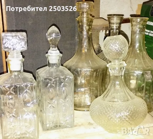 Стари кристални бутилки, снимка 15 - Колекции - 56131739