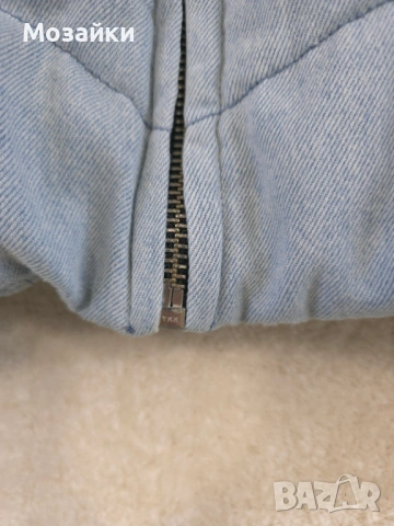 AllSaints Denim Puffer Jacket "Dallas" Streetwear Дамско Яке Размер L (MSRP €280)