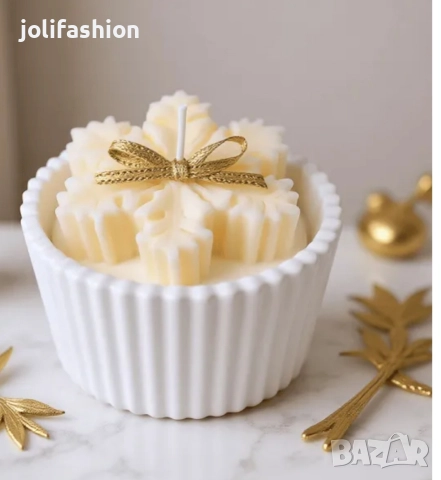 Соеви свещи и букети от восъчни цветя, снимка 12 - Декорация за дома - 52158455