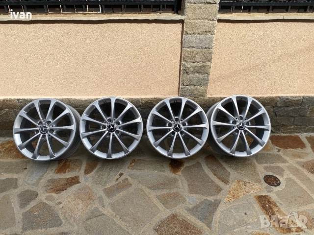 Оригинални джанти за Мерцедес, комплект с датчици в безупречно състояние неразличимо от нови