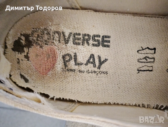 Converse X Comme des garsons play, снимка 3 - Кецове - 52764018