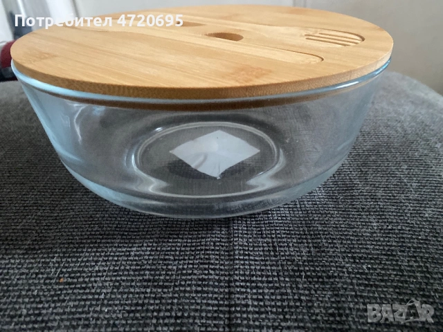 Продавам купа за салата с прибори, снимка 3 - Прибори за хранене, готвене и сервиране - 53322996