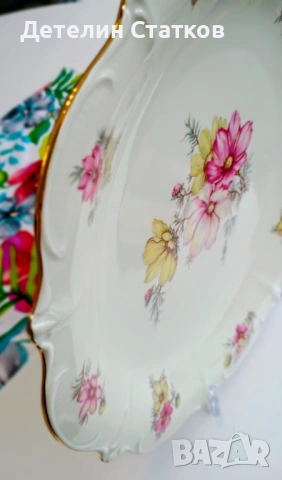 Порцеланово плато 30 см. Bavaria, снимка 10 - Чинии - 53716193