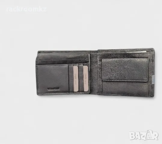 Мъжки луксозен портфейл портмоне от естествена кожа в черен цвят марка Biagiotti, снимка 5 - Портфейли, портмонета - 50316240