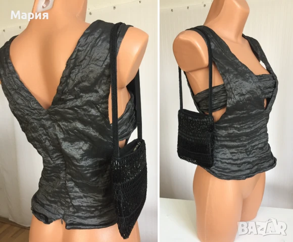 Suzy Smith Вечерна Елегантна Малка Дамска Чанта Коктейлна Чантичка, снимка 5 - Чанти - 51073928