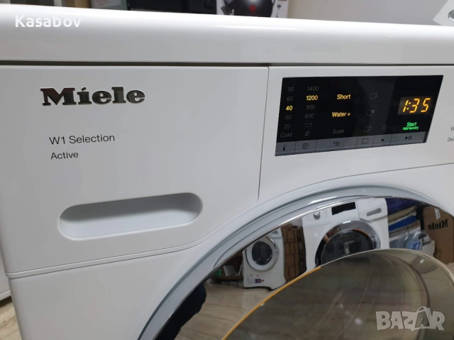 Miele W1 Excellence Active Пералня Миеле 12м Гаранция, снимка 14 - Перални - 53662758