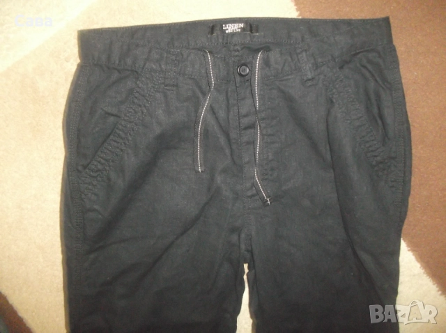 Ленен панталон DENIM Co  мъжки,М, снимка 3 - Панталони - 51538188