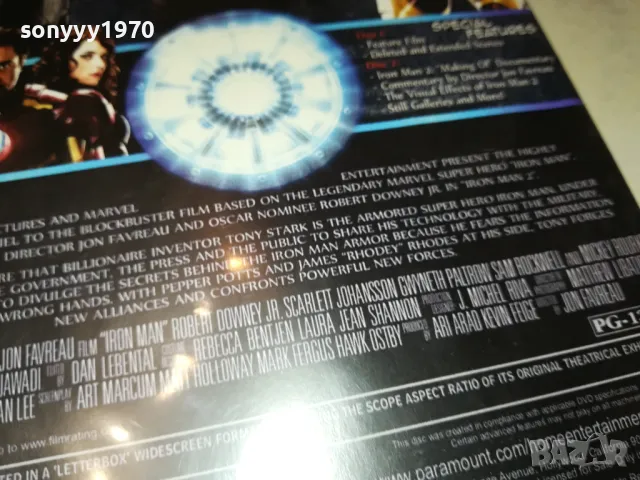 IRON MAN 2 DVD 0101250931, снимка 12 - DVD филми - 48508480