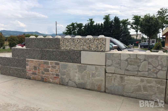 бетонен БЛОК за зидане на Подпорни стени и Основи "LEGO Мини".. Плътни Стомано-бетонни блокове ЛЕГО, снимка 10 - Други - 42060823