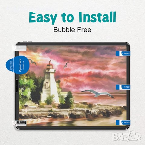 Нови 2 броя екранен протектор за таблет iPad Mini 6th 2021 8,3 инча Защита, снимка 5 - Таблети - 35946496