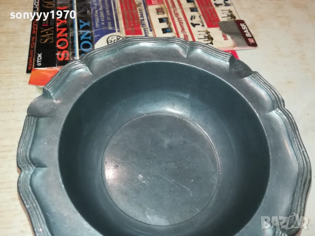 МЕТАЛЕН ПЕПЕЛНИК-ВНОС SWISS 0709251639, снимка 7 - Антикварни и старинни предмети - 51633926