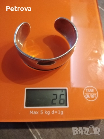 Масивна сребърна гривна MEXICO, снимка 7 - Гривни - 51506695