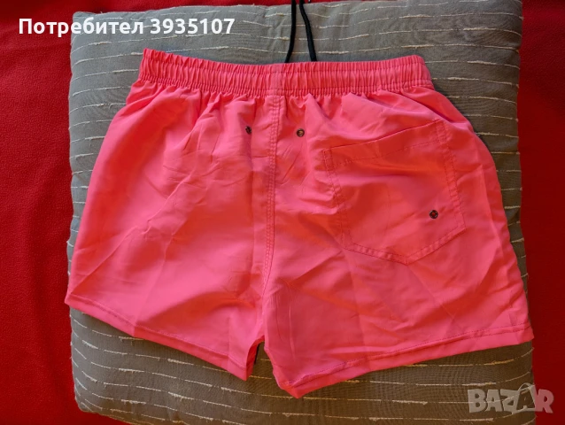 Нов мъжки бански розов, снимка 2 - Бански - 50900439