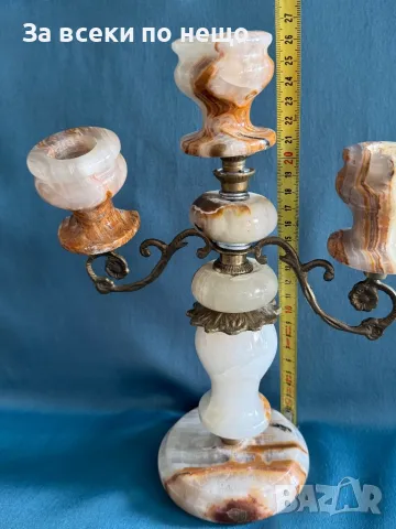 Свещник от Оникс, снимка 10 - Декорация за дома - 50263891