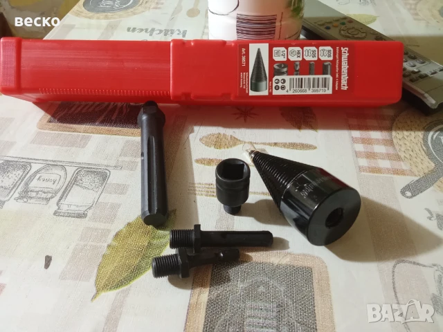 Немски Конус за цепене на дърва shvabenbah с адаптери, снимка 3 - Други инструменти - 51117754