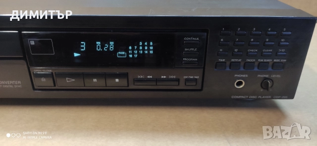 CD player sony cdp 295, снимка 3 - Аудиосистеми - 52108654
