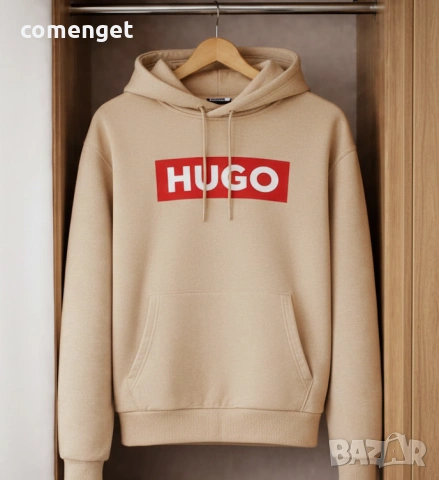 NEW! Hoodie суитчъри с HUGO принт! 6 ЦВЯТА. Или с ТВОЯ идея!, снимка 5 - Суичъри - 53714858